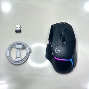 Logitech G502 X Plus With Wireless USB Dongle Black ( like New Condition )